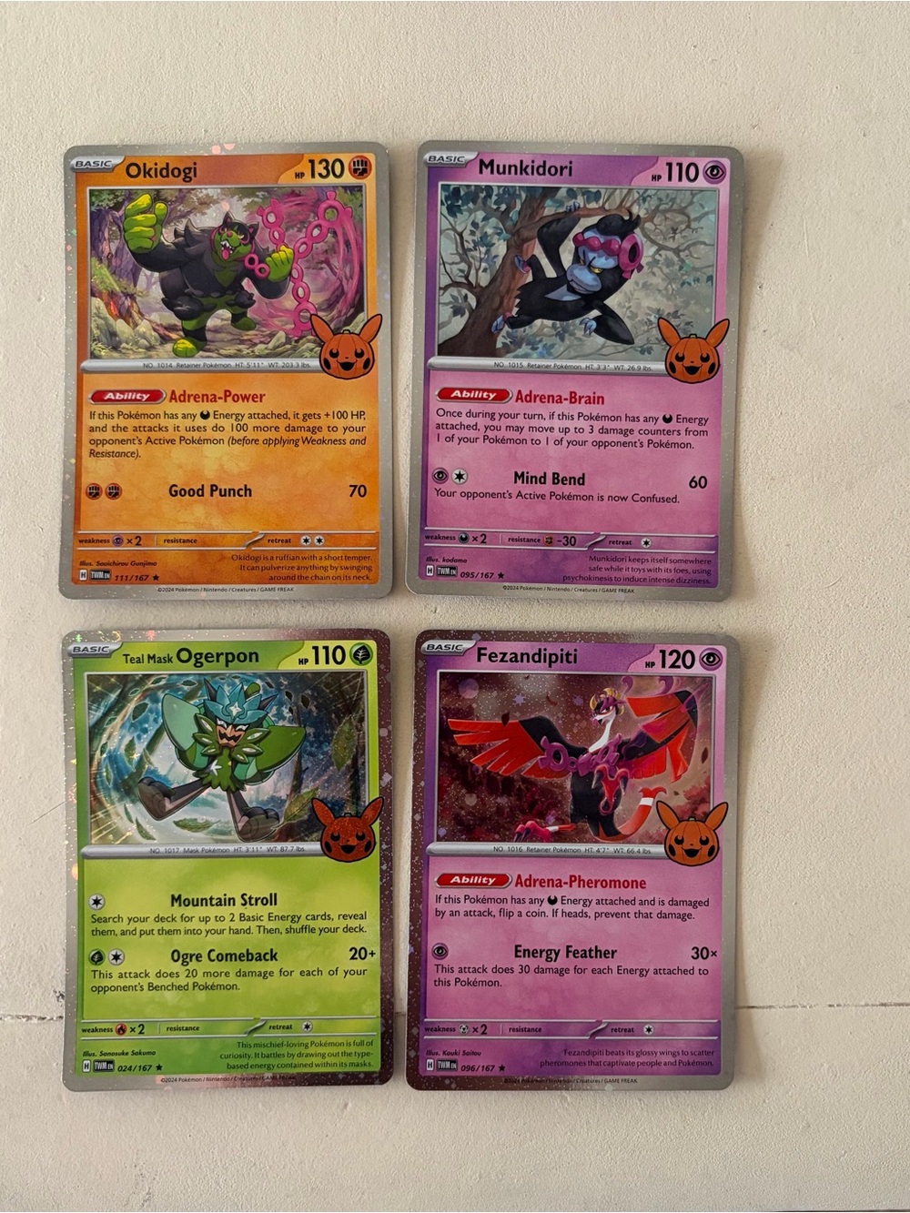 NEW misc. holo pokemon card bundle